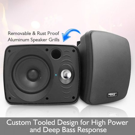 Pyle Indoor/Outdoor Bluetooth Speaker, PDWR64BTB PDWR64BTB